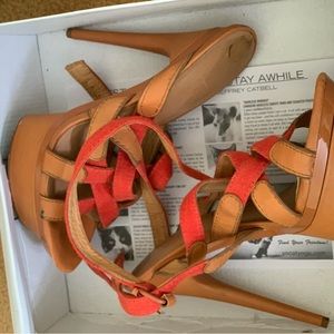 LAMB platform heels sz 10